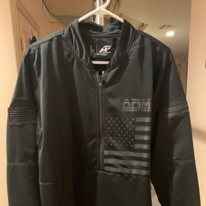 Black army zip up